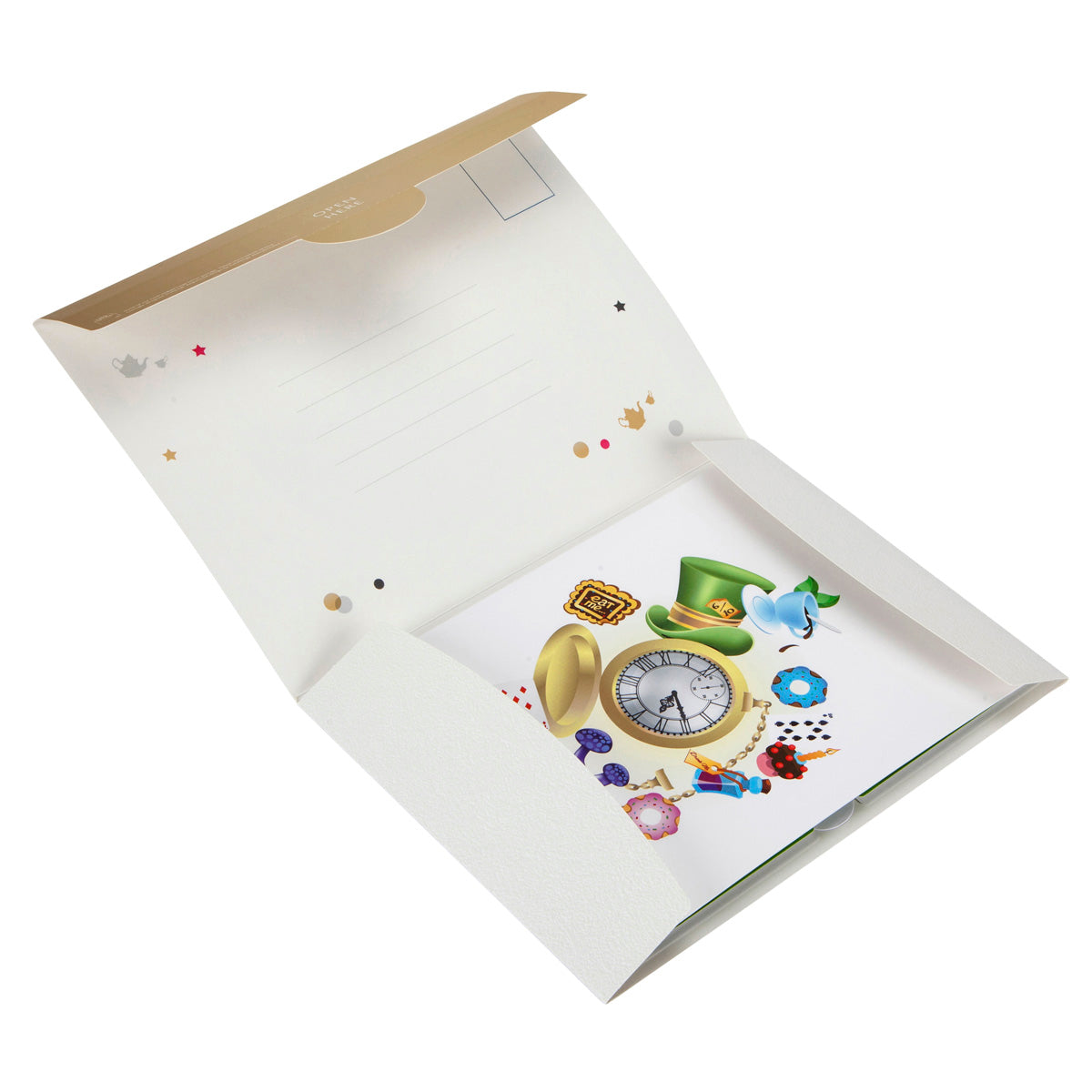 Alice In Wonderland Tea Party Pop Up Greeting Card