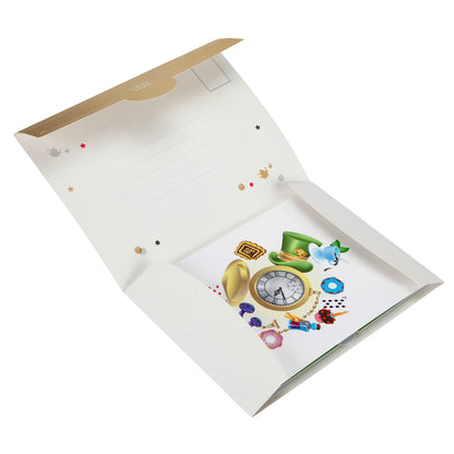 Alice In Wonderland Tea Party Pop Up Greeting Card