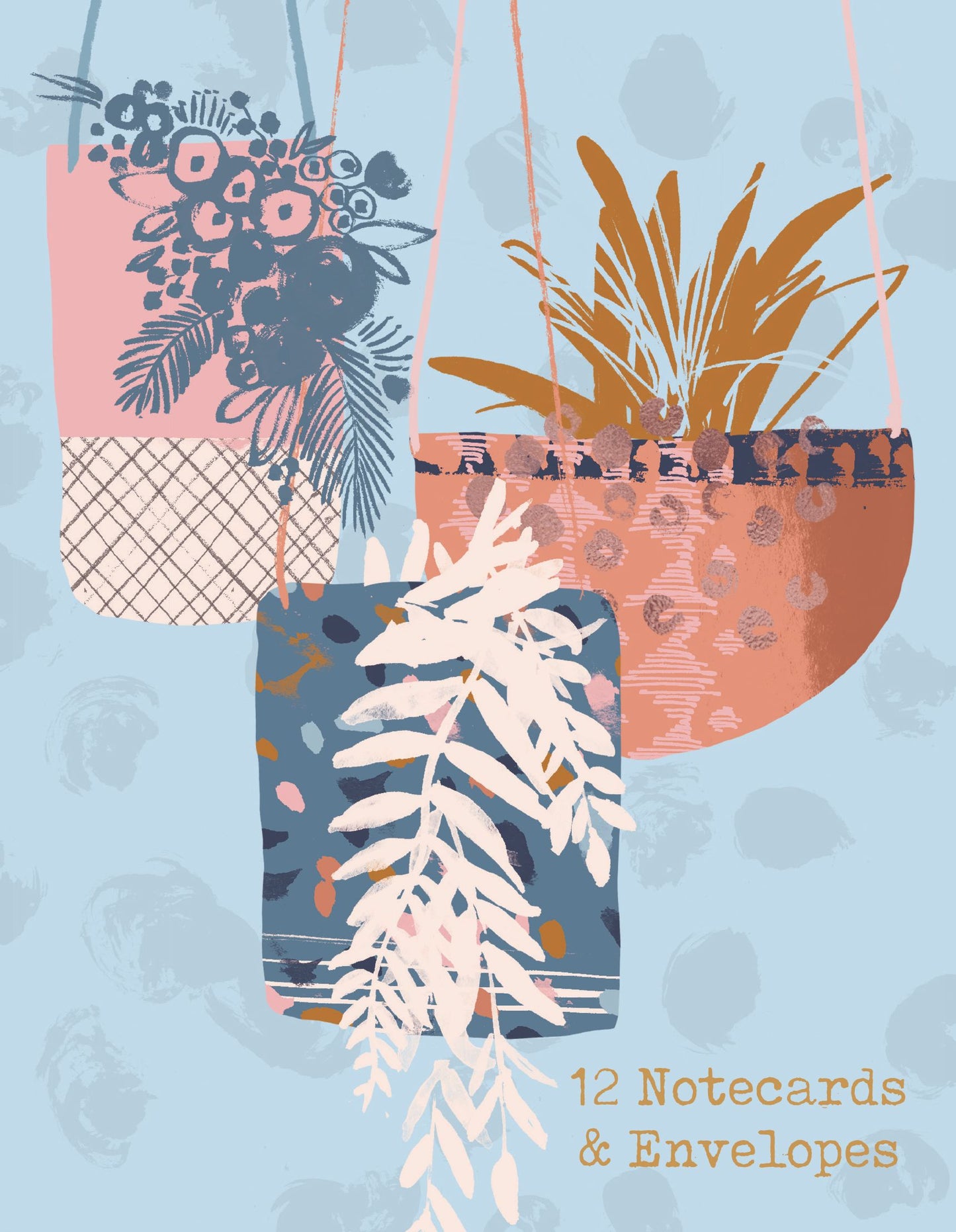 Gifted Stationery Bohemian 12 Notecards & Envelopes In Wallet