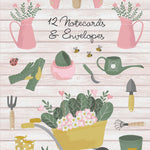 Gifted Stationery Potting Shed 12 Notecards & Envelopes In Wallet