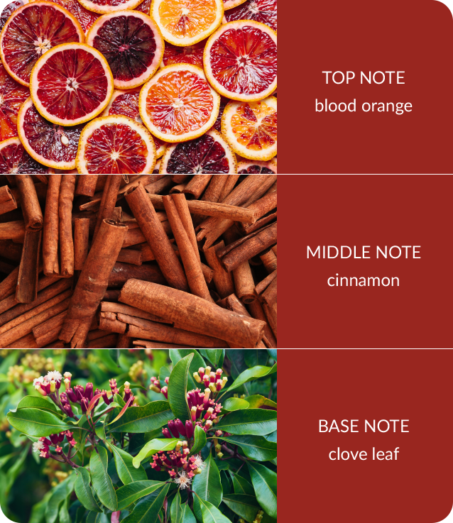 Heart & Home Bamboo Orange Zest & Clove Oil Centrepiece Candle