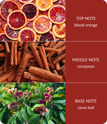 Heart & Home Bamboo Orange Zest & Clove Oil Centrepiece Candle