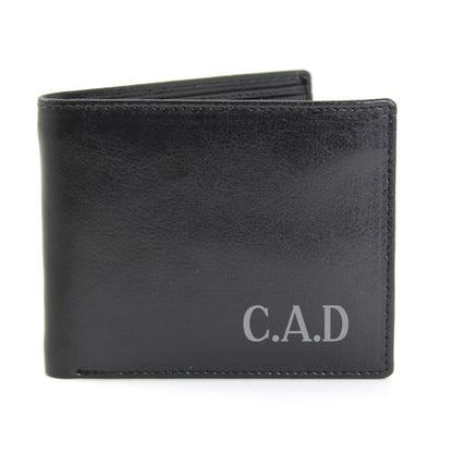 Personalised Initial Leather Wallet - Personalise It!
