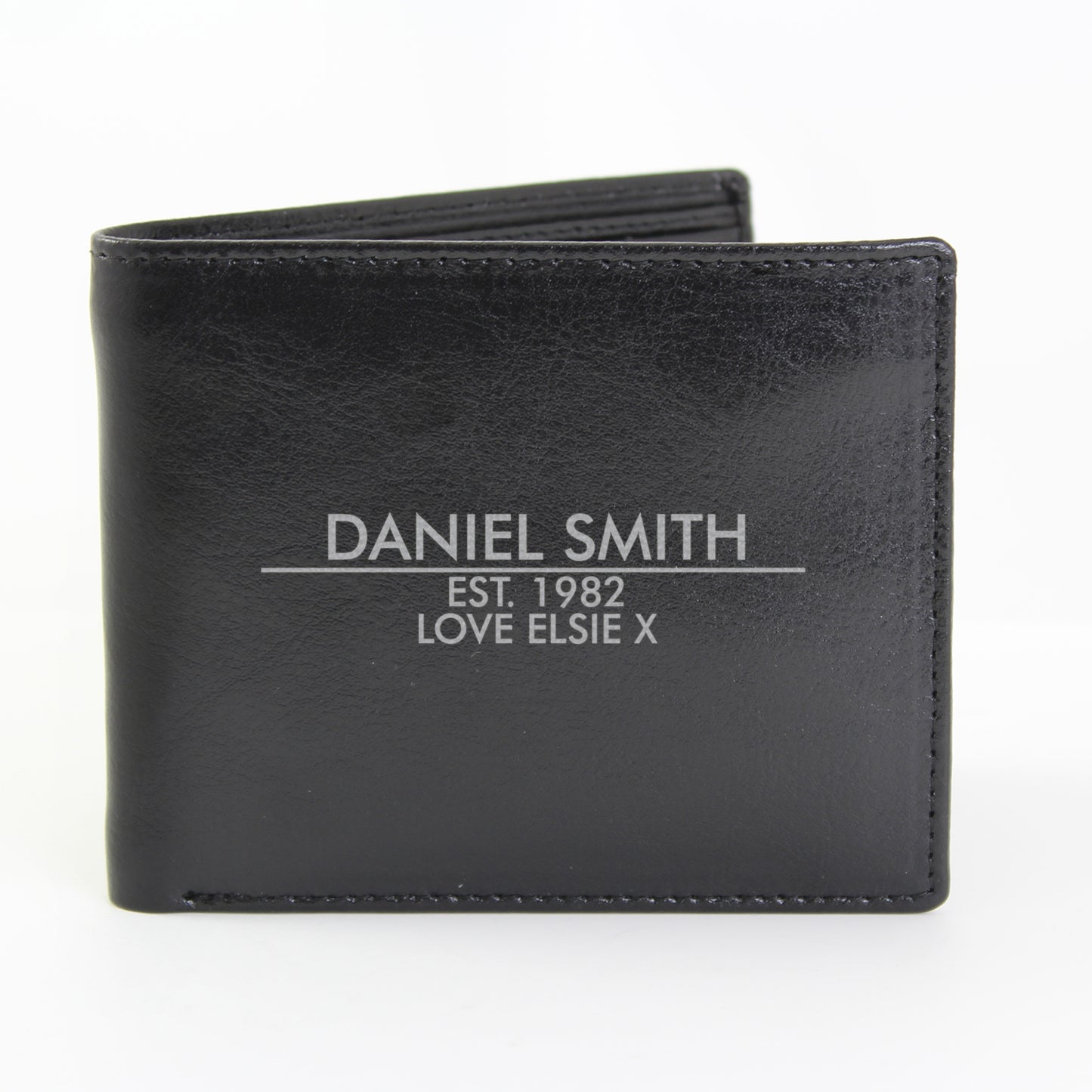 Personalised Classic Leather Wallet - Personalise It!