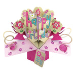 Happy Birthday Female Pop-Up Greeting Card