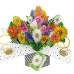 Birthday Flowers Pop-Up Greeting Card