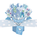 New Baby Boy Pop-Up Greeting Card