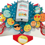 Happy Birthday Emoji Pop-Up Greeting Card