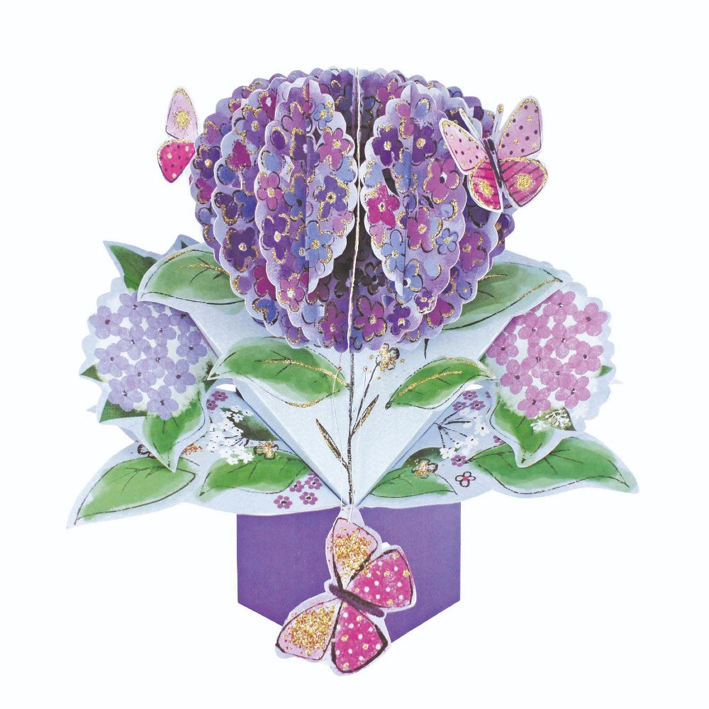 Flowers & Butterflies Pop-Up Greeting Card
