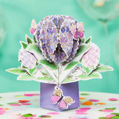 Flowers & Butterflies Pop-Up Greeting Card