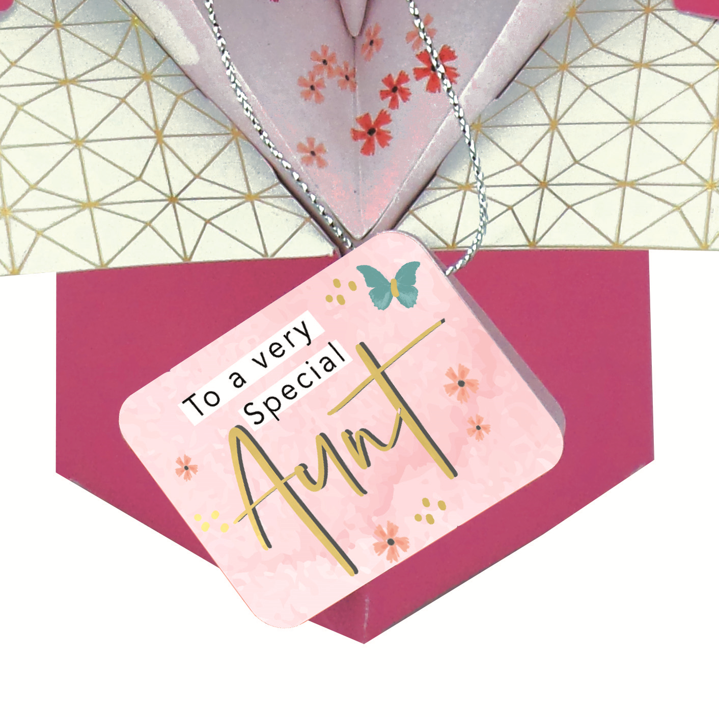 To a very Special Aunt Pink Tag