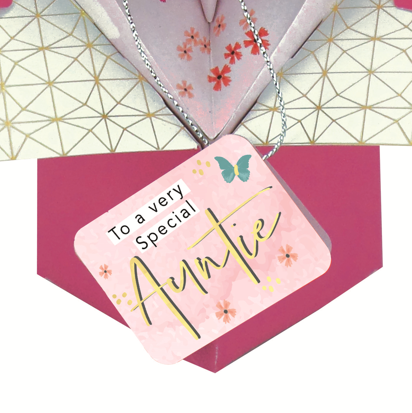 Special Auntie Happy Birthday Pop-Up Greeting Card