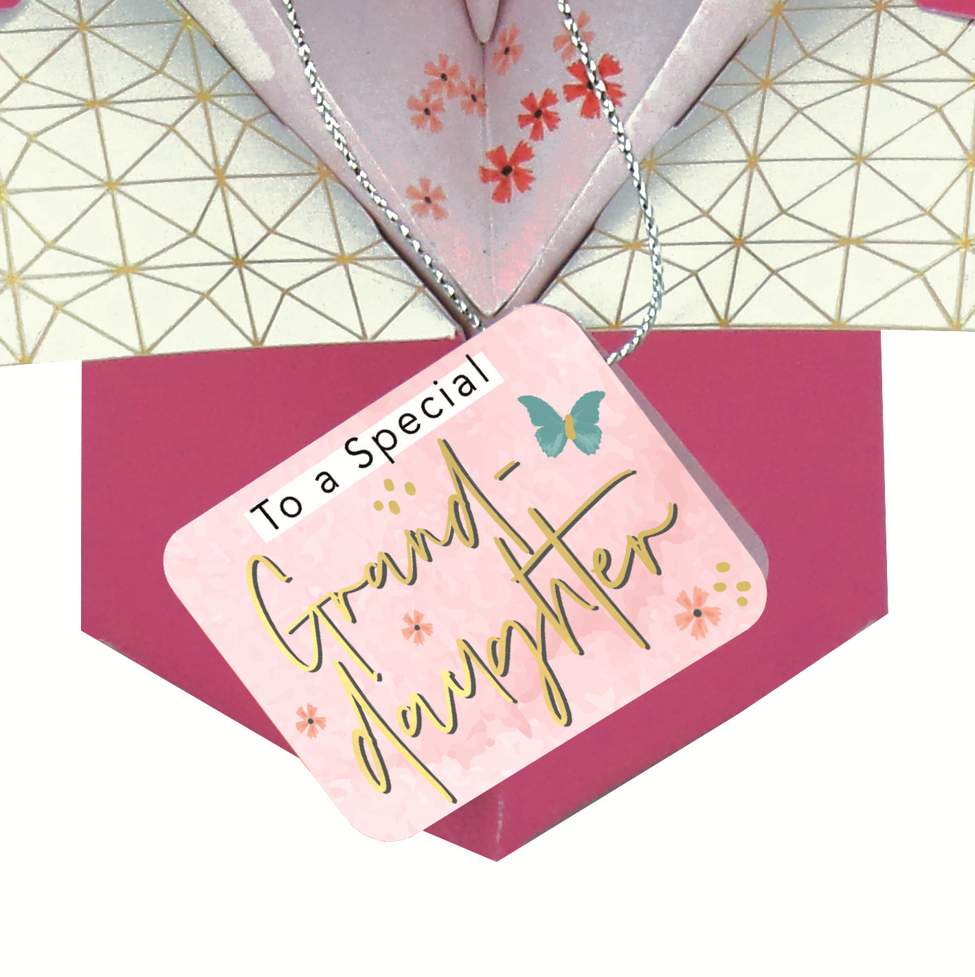 To a Special Grand-daughter Pink Tag