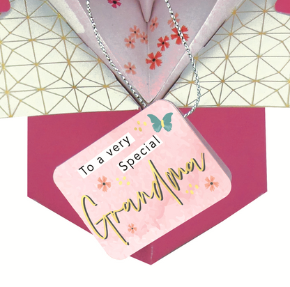 Special Grandma Happy Birthday Pop-Up Greeting Card