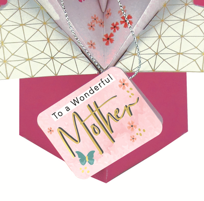 Wonderful Mother Happy Birthday Pop-Up Greeting Card