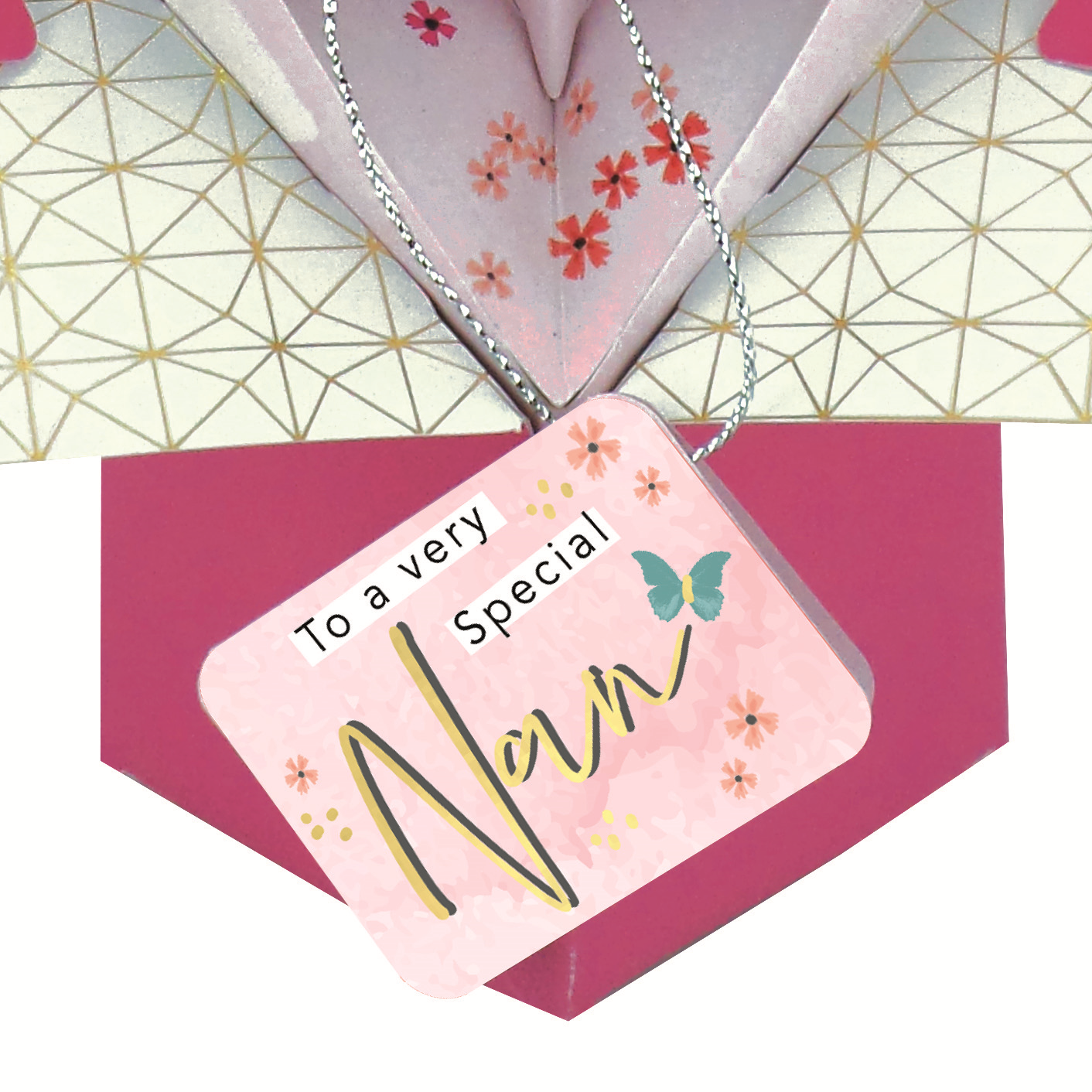 To a very Special Nan Pink Tag
