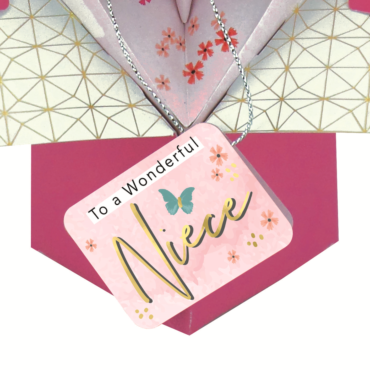 Wonderful Niece Happy Birthday Pop-Up Greeting Card