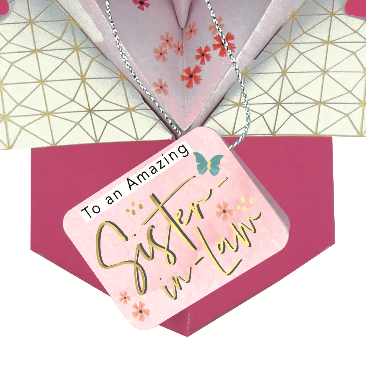 To an Amazing Sister-in-Law Pink Tag