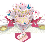 Female Happy Birthday Pop-Up Greeting Card