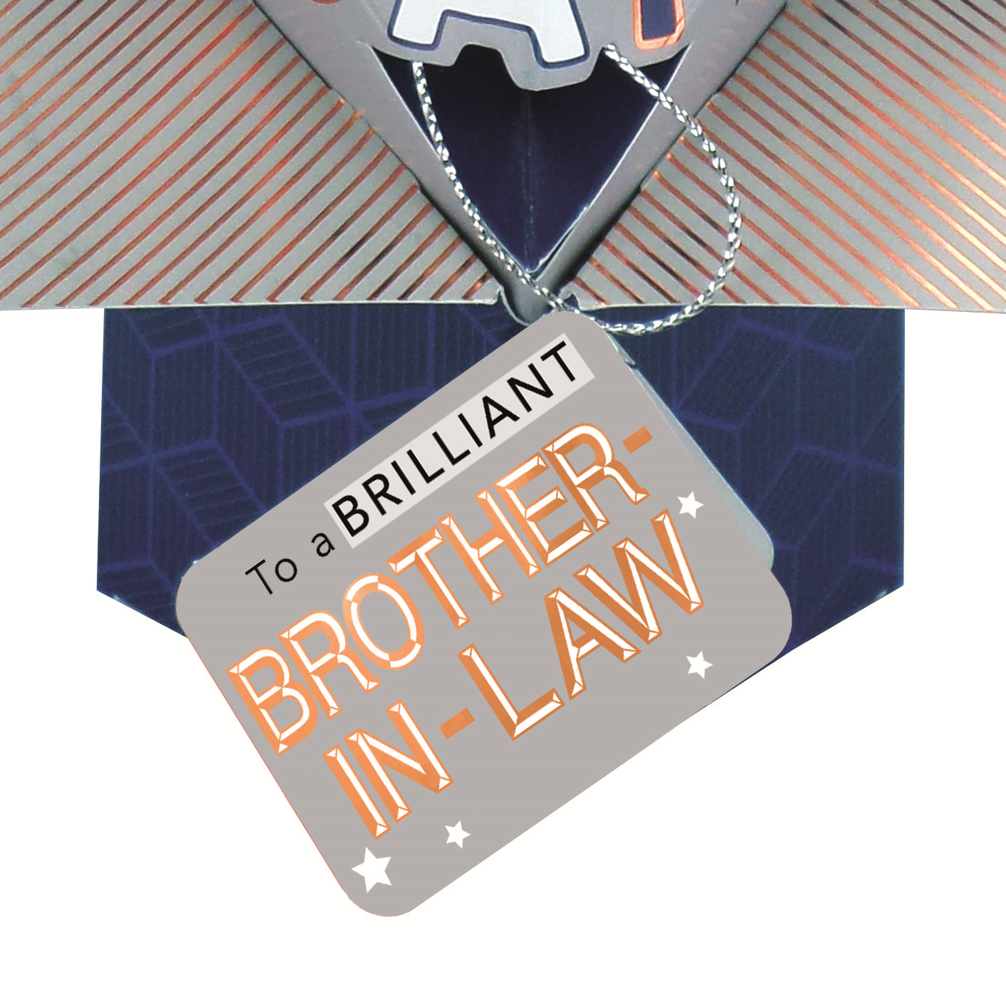 To a Brilliant Brother-in-Law Silver Tag