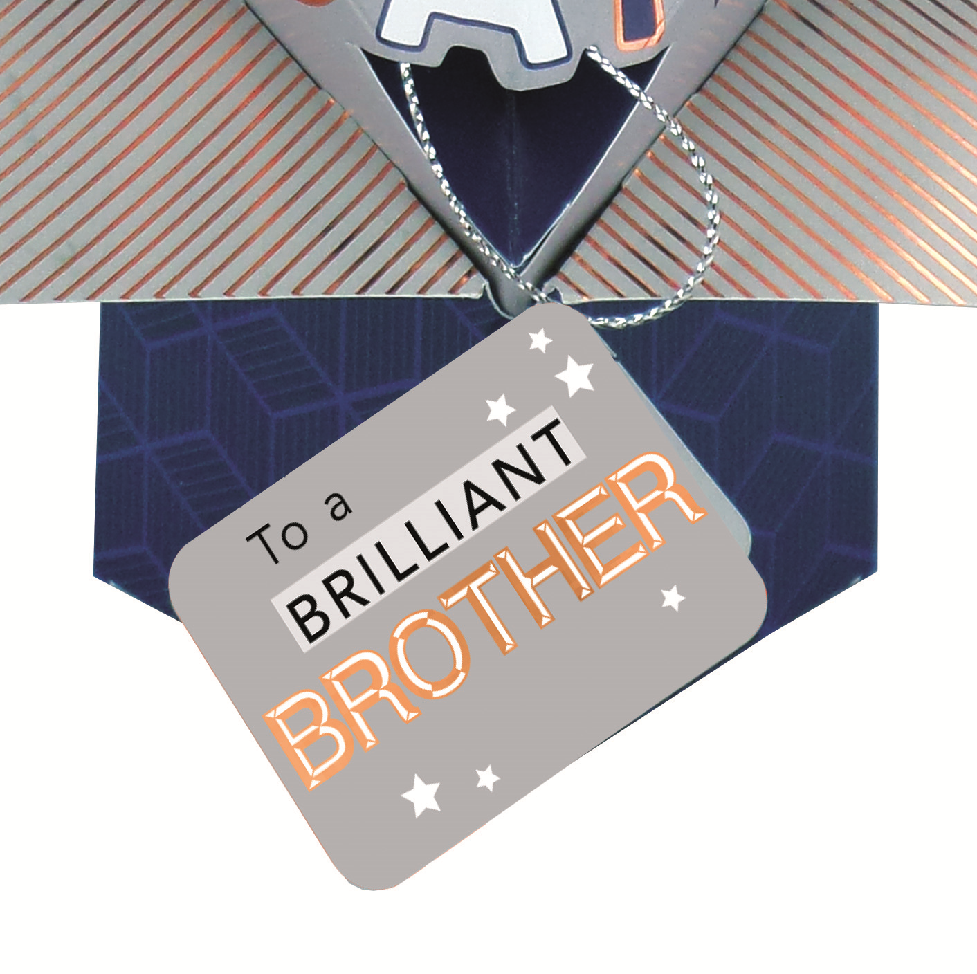To a Brilliant Brother Silver Tag