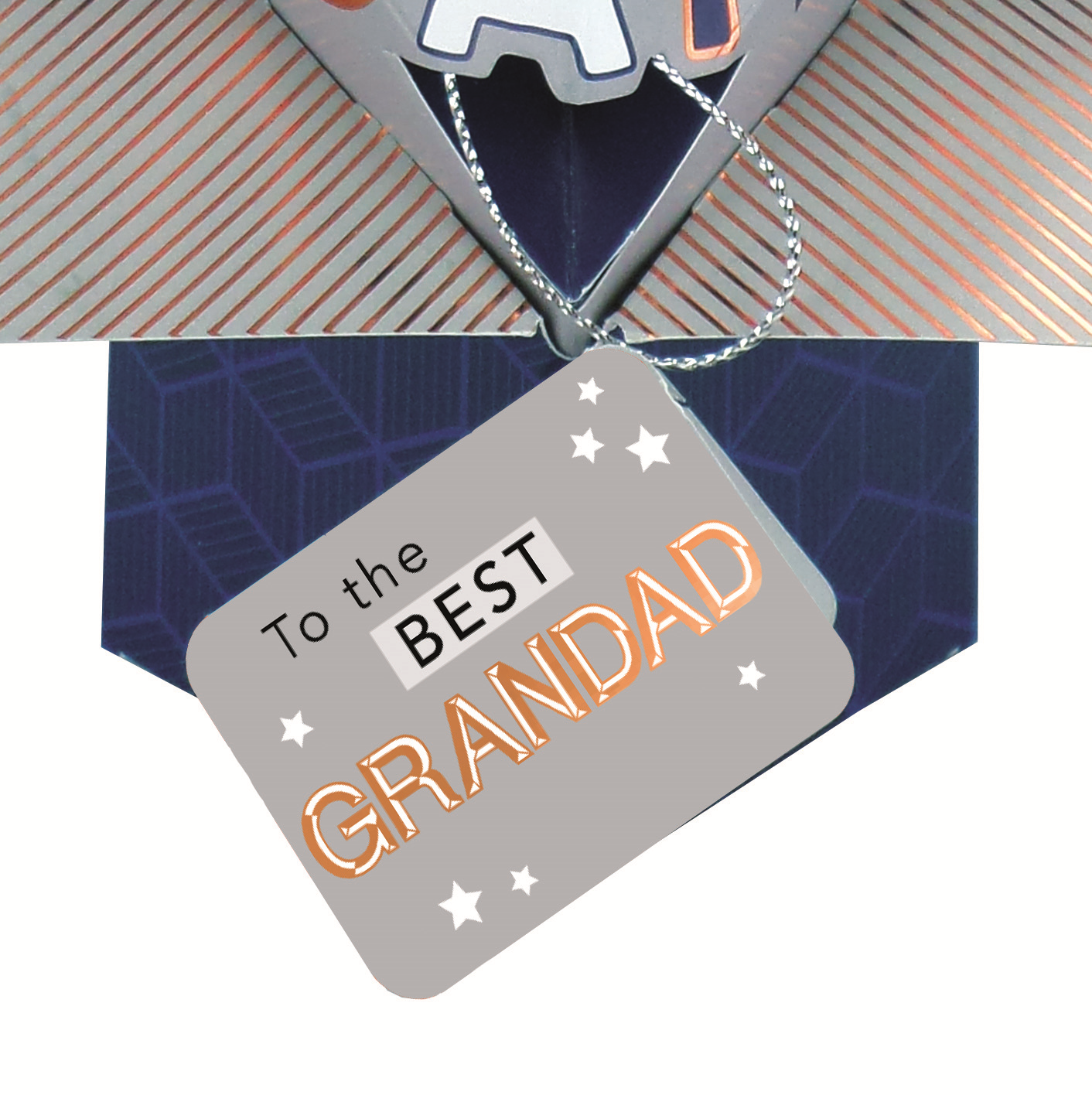 To the Best Grandad Silver Tag
