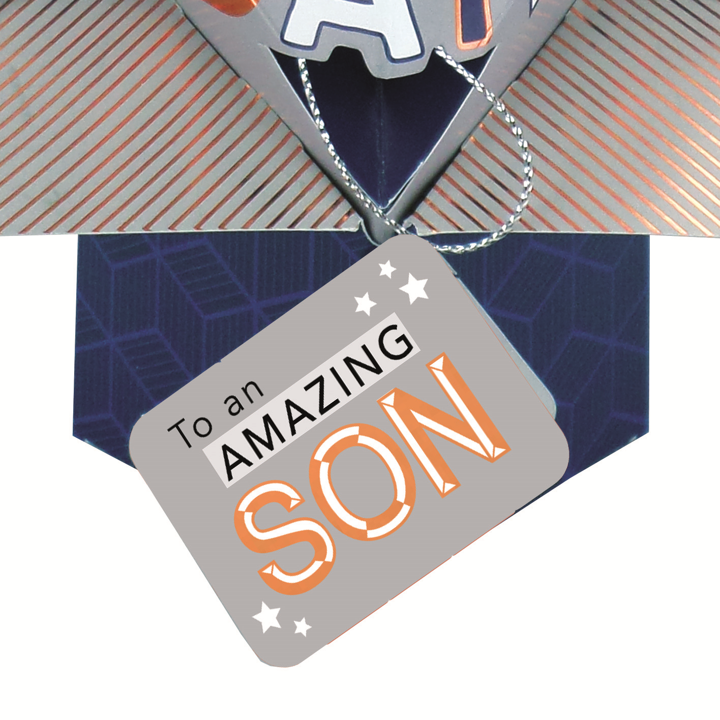 To an Amazing Son Silver Tag