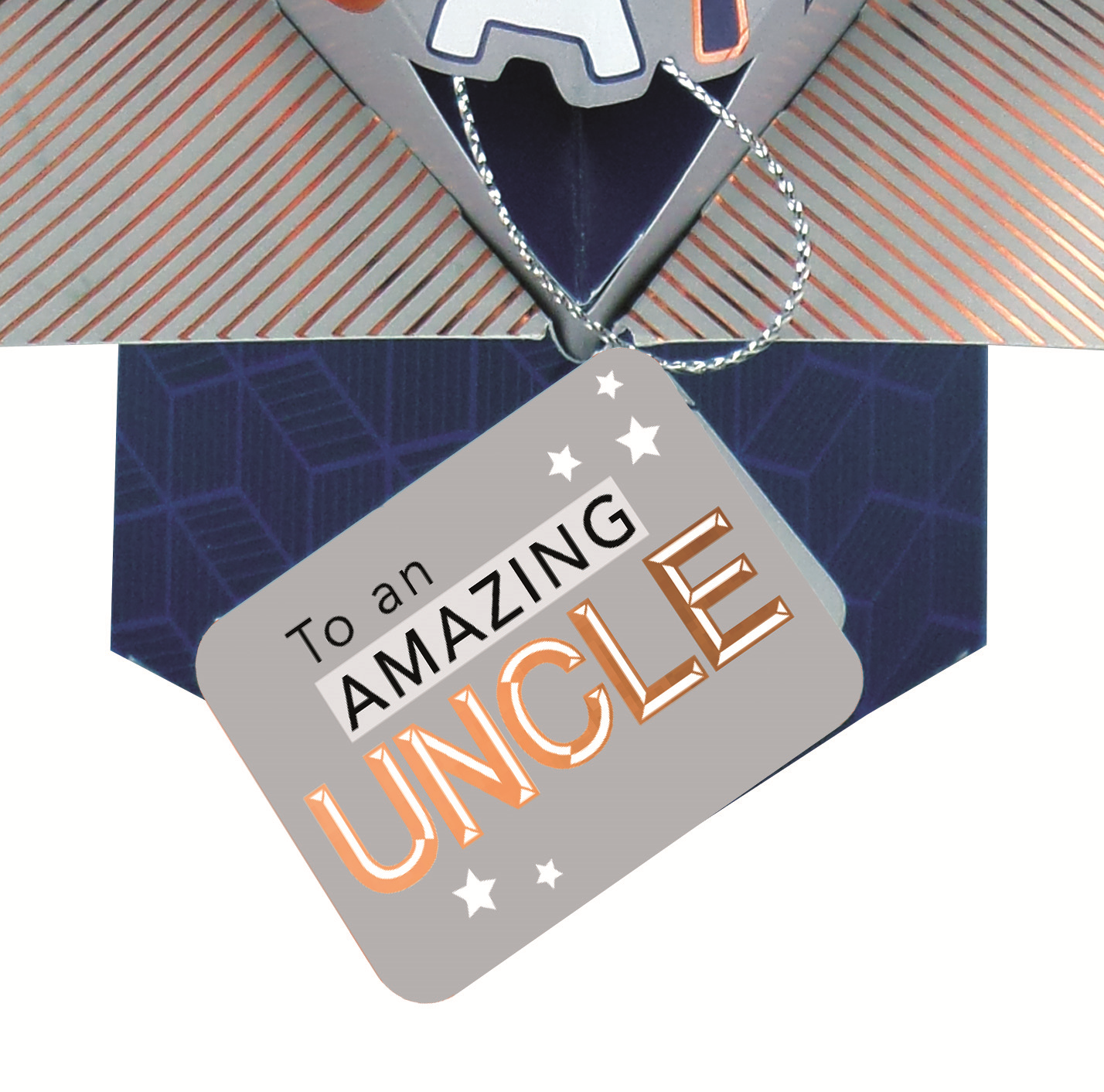To an Amazing Uncle Silver Tag