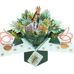 Happy Birthday Jungle Pop-Up Greeting Card