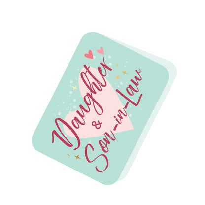 Pop Up Hummingbird & Flowers Daughter & Son-In-Law Card