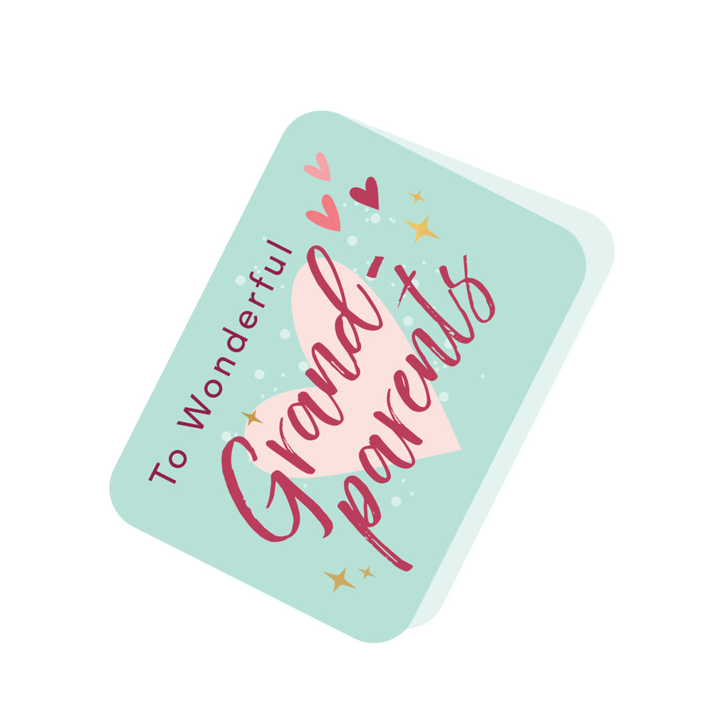 Pop Up Hummingbird & Flowers To Wonderful Grand-parents Card