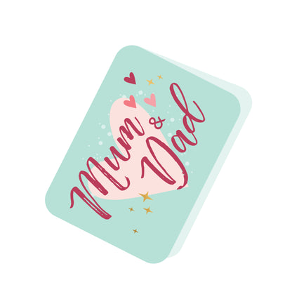 Love Birds Mum & Dad Pop Up Anniversary Card