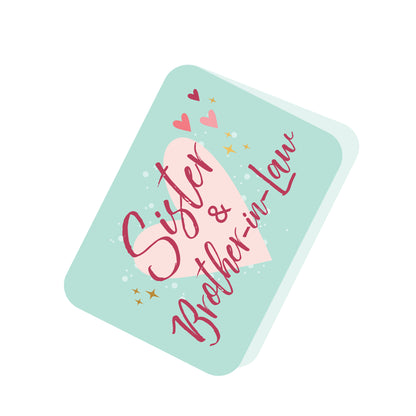 Love Birds Sister & Brother-In-Law Pop Up Anniversary Card