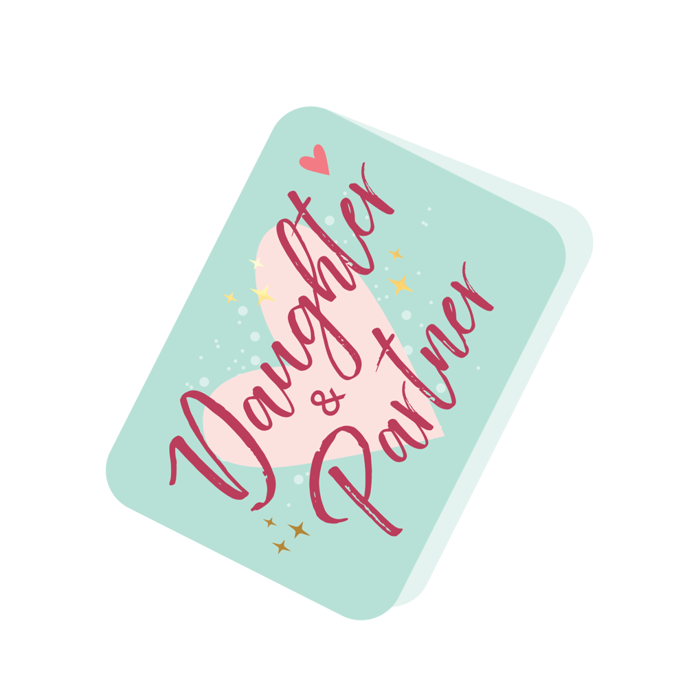 Daughter & Partner Happy Easter Decorated Egg Pop Up Easter Card