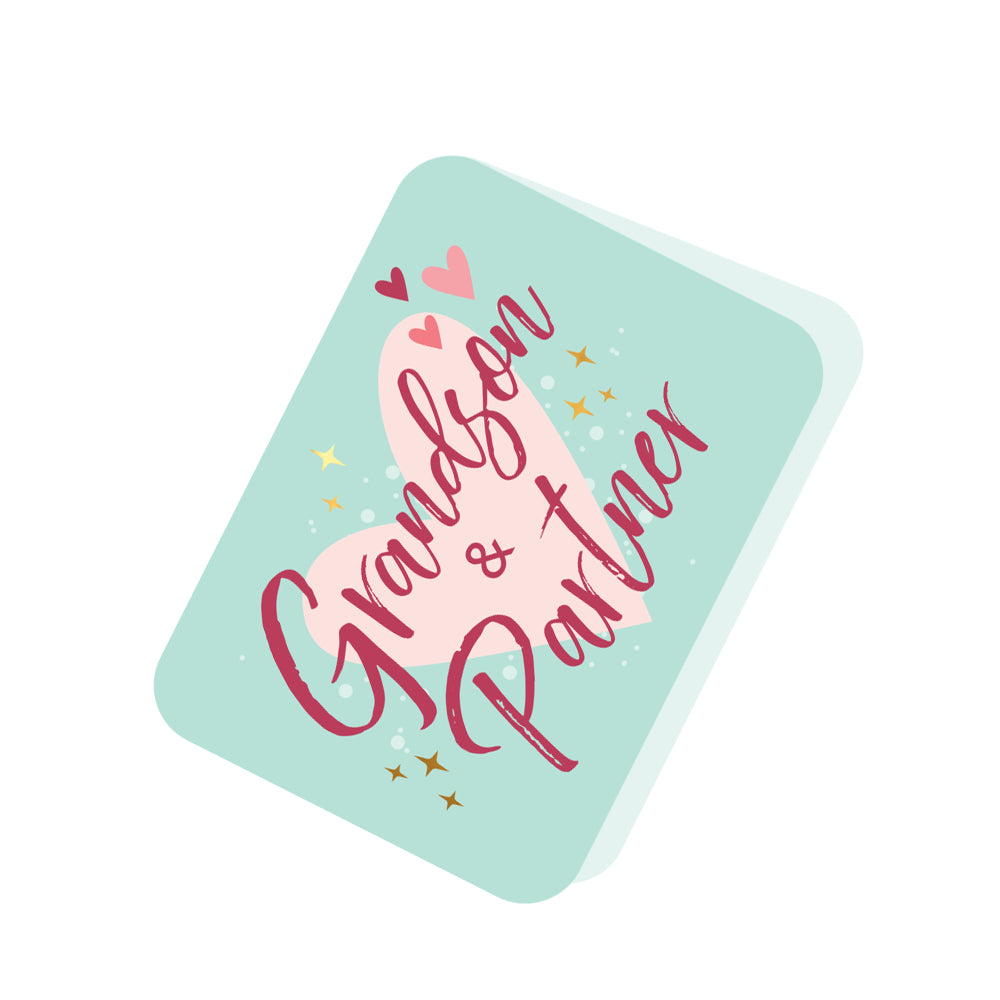 Pop Up Hummingbird & Flowers Grandson & Partner Card