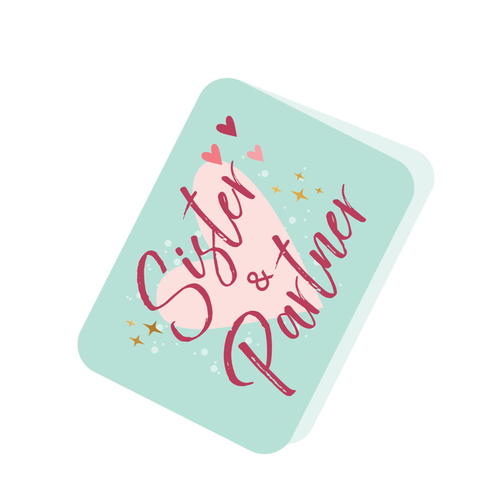 Sister & Partner Happy Easter Decorated Egg Pop Up Easter Card