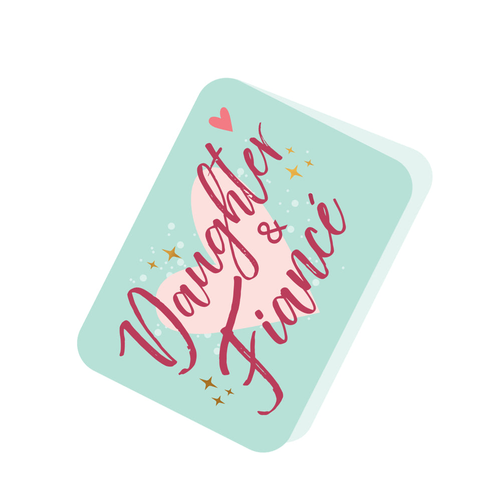 Daughter & Fiance Time To Celebrate Pop Up Card
