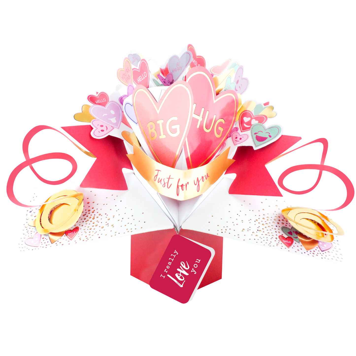 Big Hug Just For You I Really Love You Pop Up Card