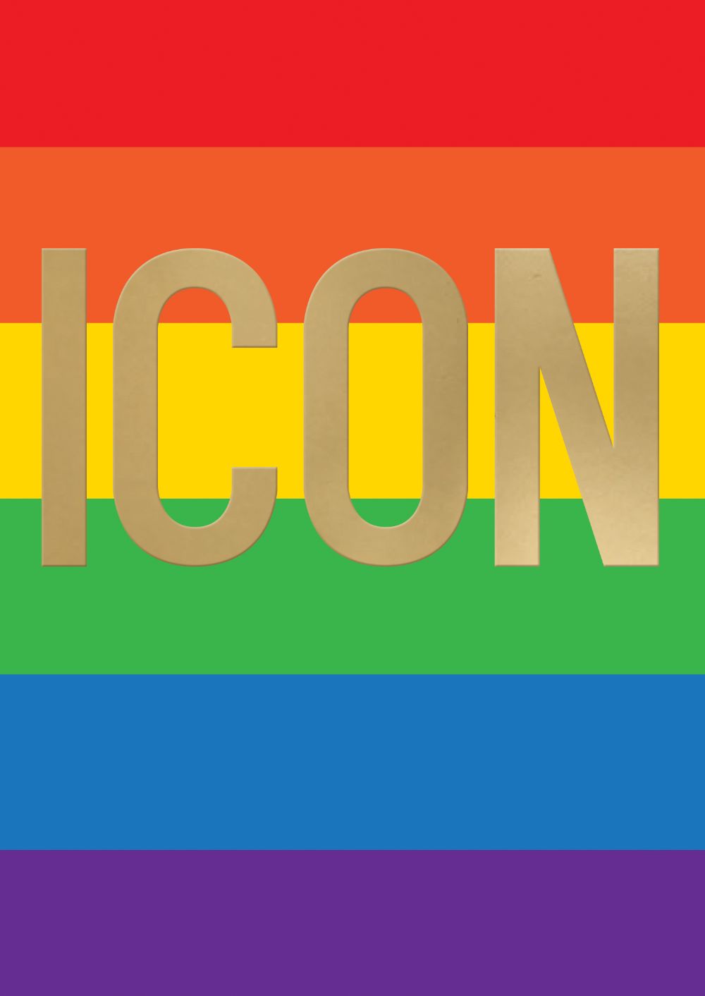 Icon Say It With Pride Greeting Card