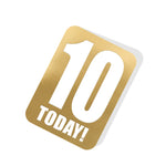 10 Today! Gold Tag