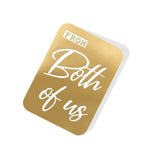 From Both of Us Gold Tag