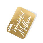 To a Wonderful Mother Gold Tag