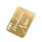 To a Wonderful Nan Gold Tag