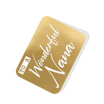 To a Wonderful Nana Gold Tag