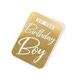 To the Birthday Boy Gold Tag