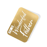 To a Wonderful Father Gold Tag