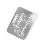 To an Amazing Grandson Silver Tag