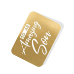 To an Amazing Son Gold Tag