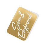 Son & Boyfriend Gold Tag