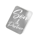 Son & Partner Silver Tag